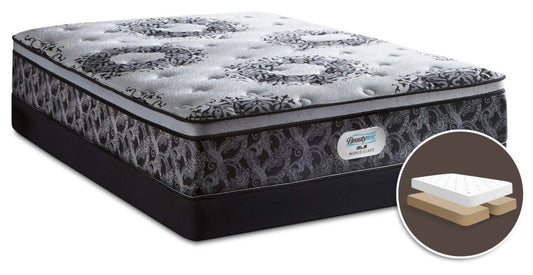 Beautyrest GL5 World Class Axis Euro-Top Firm Split Queen Mattress Set|Ensemble matelas ferme à Euro-plateau divisé GL5 World Class Axis de Beautyrest pour grand lit