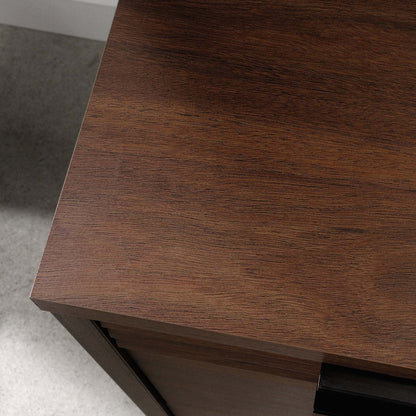 Bureau bahut Palo Alto de 59,13 po de qualité commerciale à 6 tiroirs - acajou