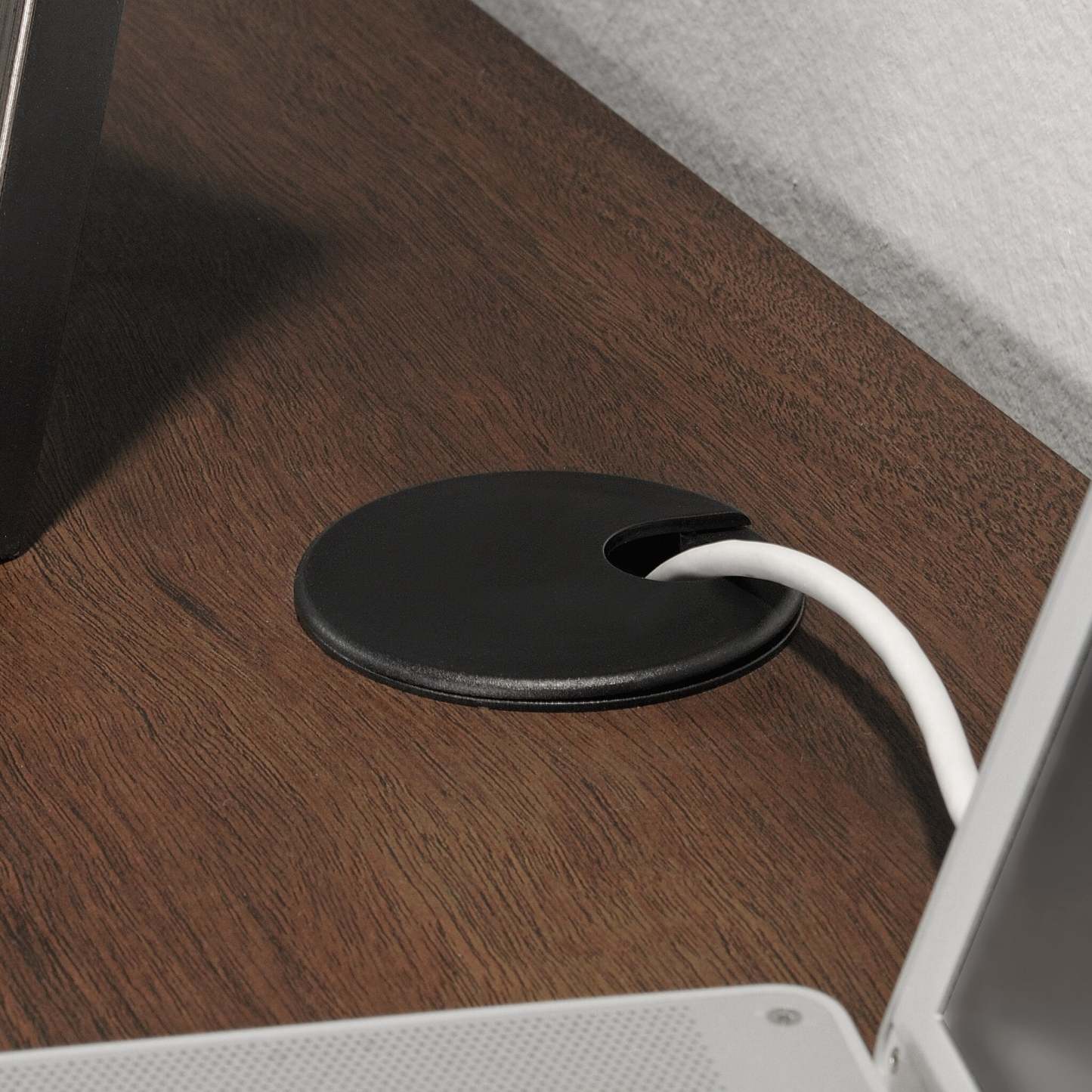 Bureau bahut Palo Alto de 59,13 po de qualité commerciale à 6 tiroirs - acajou