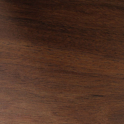 Bureau en forme de L Palo Alto de 59,13 po de qualité commerciale à 3 tiroirs avec armoire - acajou