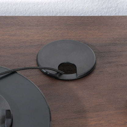 Bureau bahut Palo Alto de 71,18 po de qualité commerciale à 6 tiroirs - acajou