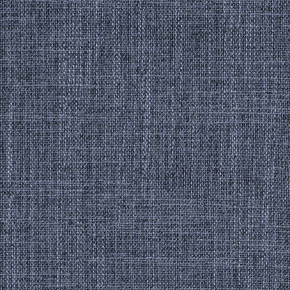 Paseo Upholstered Platform Bed in Navy Fabric - Queen Size | Lit plateforme rembourré Paseo en tissu bleu marine - format grand lit