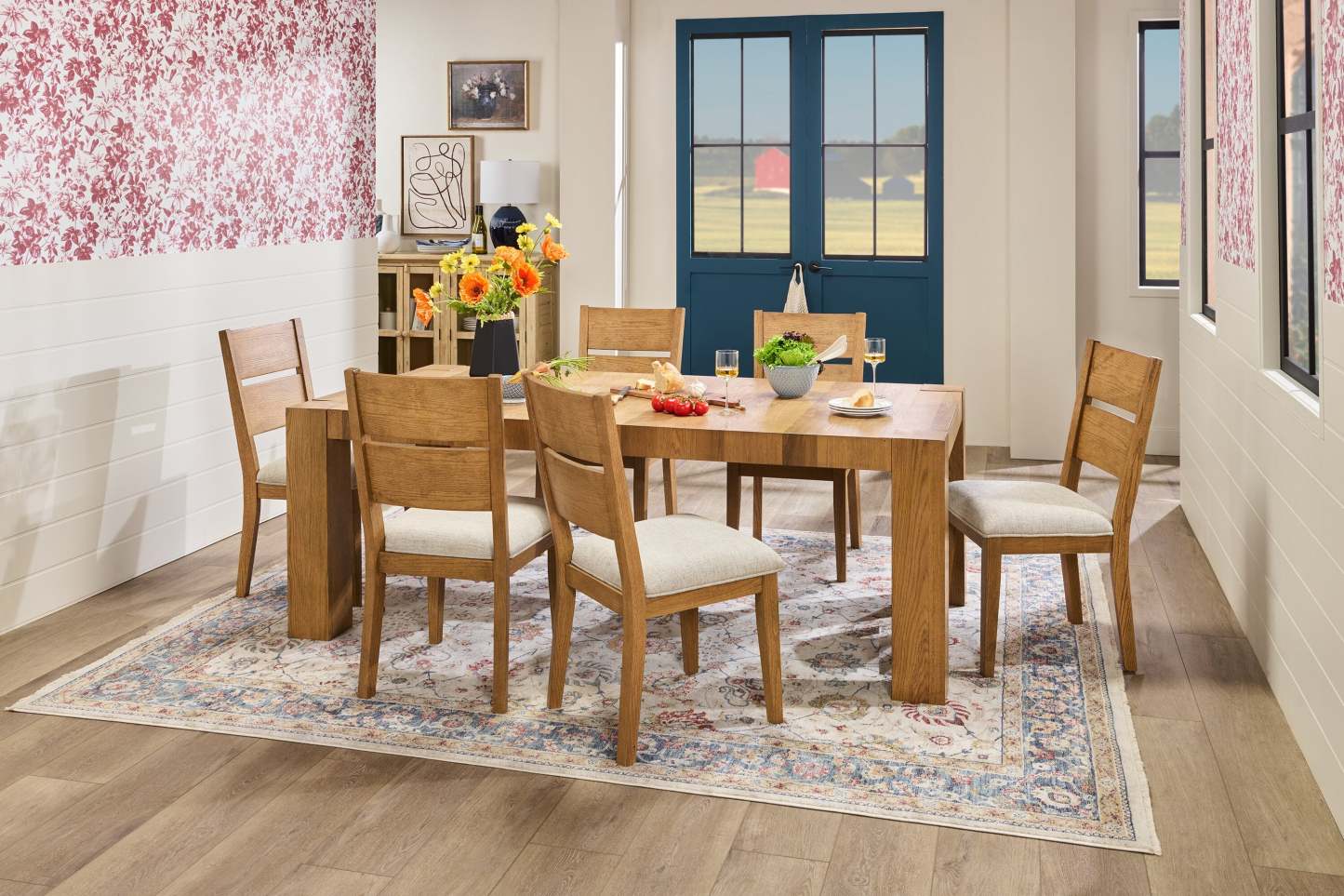 Kort &amp; Co. Penelope 24 Lampe de table en céramique bleue | Lampe de table Penelope de Kort &amp; Co. de 24 po en céramique bleue