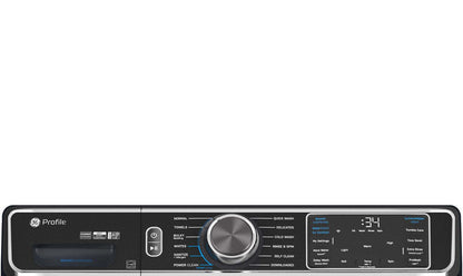 Profil Laveuse à chargement frontal de 6,1 pi³ et sécheuse électrique de 7,8 pi³ avec vapeur et Wi-Fi intégré | GEFL870B