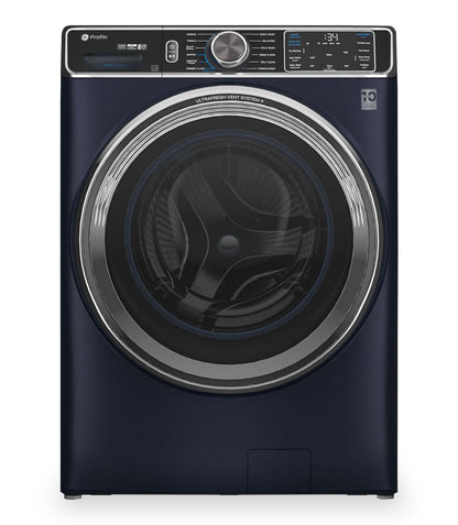 Profil Laveuse à chargement frontal de 6,1 pi³ et sécheuse électrique de 7,8 pi³ avec vapeur et Wi-Fi intégré | GEFL870B