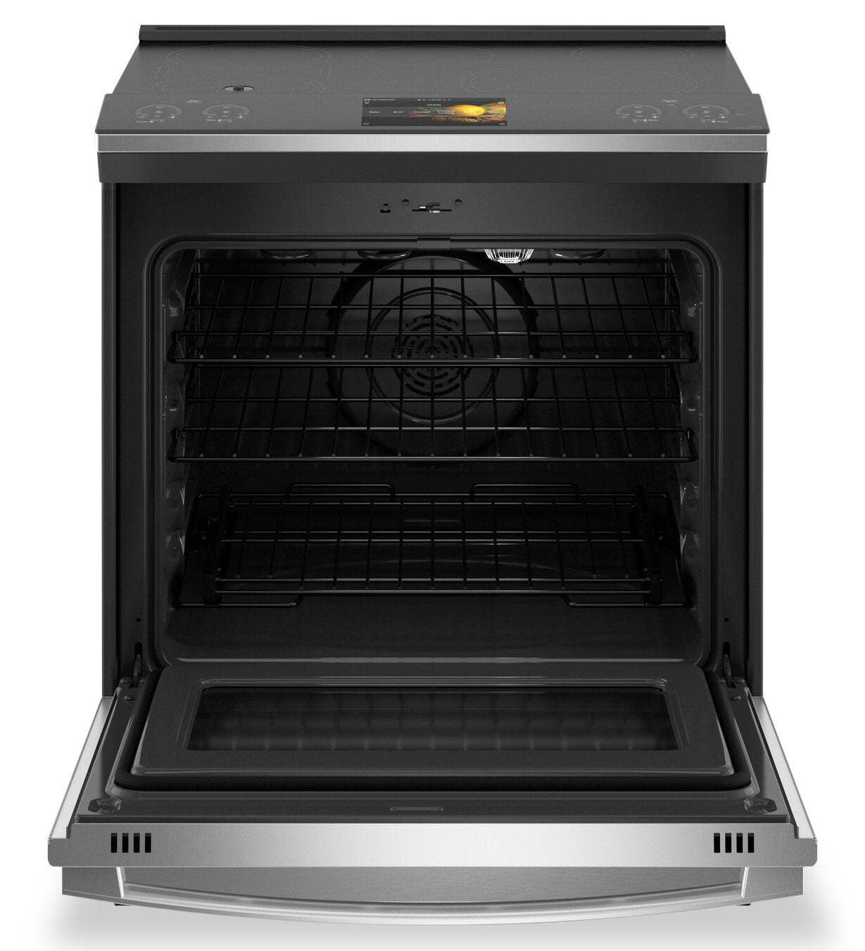 Cuisinière intelligente à induction Profile de 5,3 pi³ avec caméra dans le four - acier inoxydable résistant aux empreintes digitales…