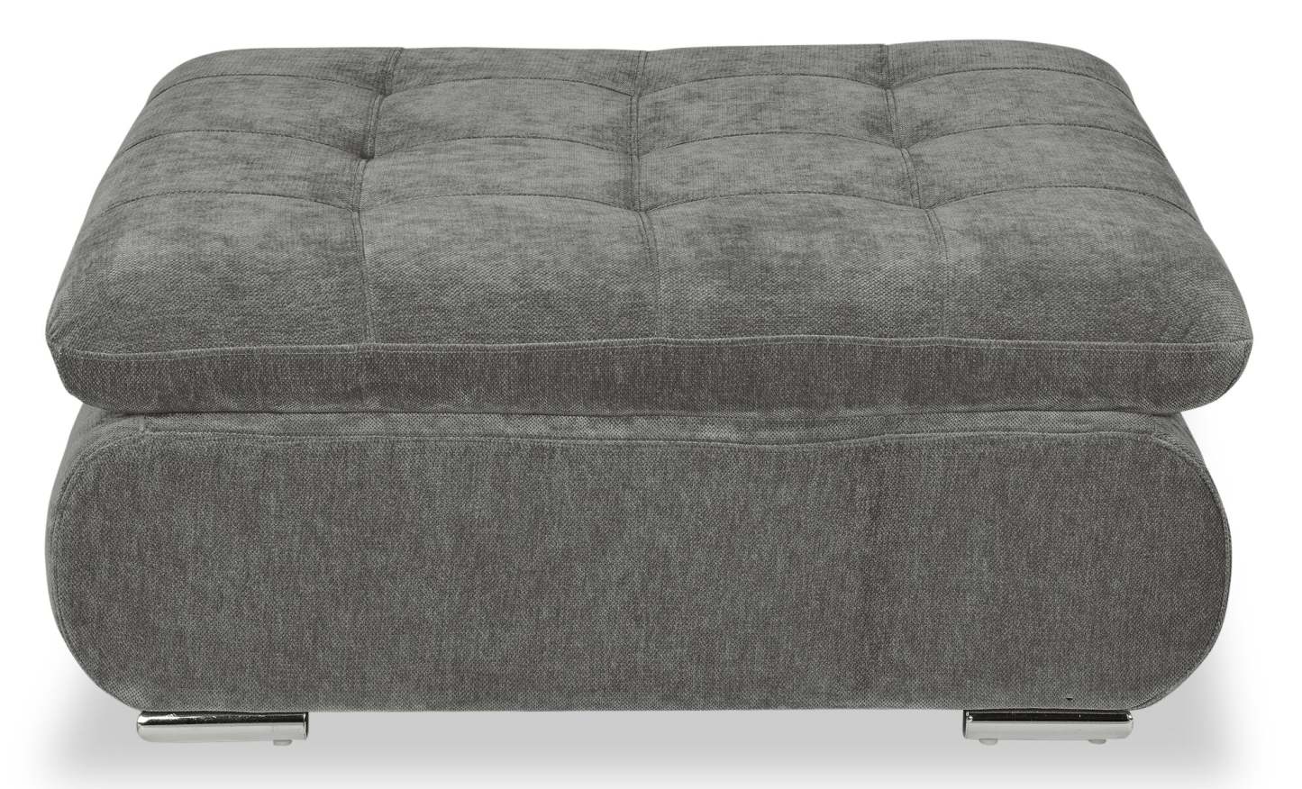 Canapé sectionnel modulaire Plaza de Scott Living 7 pièces en tissu avec console de rangement et 2 porte-gobelets - gris