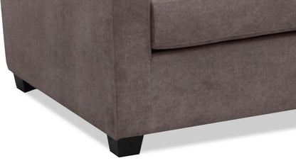 Becca Chenille Full-Size Sofa Bed – Charcoal|Sofa-lit double Becca en chenille – anthracite