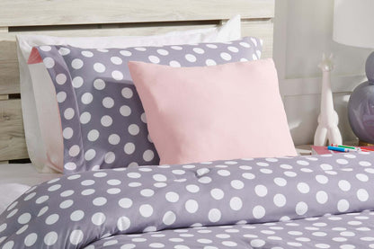 Portia 4-Piece Full Comforter Set - Grey | Ensemble d'édredon Portia 4 pièces pour lit double - gris