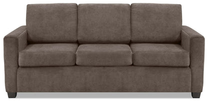 Becca Chenille Full-Size Sofa Bed – Charcoal|Sofa-lit double Becca en chenille – anthracite