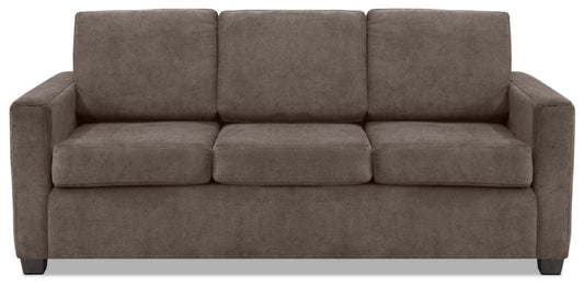 Becca Chenille Full-Size Sofa Bed – Charcoal|Sofa-lit double Becca en chenille – anthracite