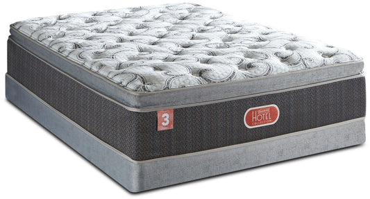 Beautyrest® Hotel Diamond 3 Firm Hi-Loft Pillow-Top Twin Mattress Set|Ensemble matelas ferme à plateau-coussin épais Hotel Diamond 3 Beautyrest pour lit simple