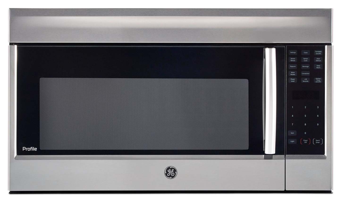 Profil de quatre à micro-ondes à hotte intégrée de 1,8 pi³ avec convection et 400 pi³/min - acier inoxydable - PVM1899SJC