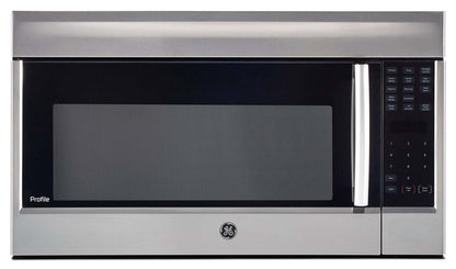 Profil de quatre à micro-ondes à hotte intégrée de 1,8 pi³ avec convection et 400 pi³/min - acier inoxydable - PVM1899SJC