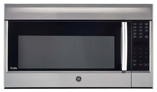 Profil de quatre à micro-ondes à hotte intégrée de 1,8 pi³ avec convection et 400 pi³/min - acier inoxydable - PVM1899SJC
