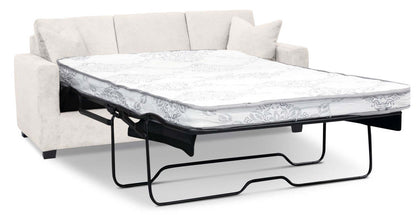 Becca Chenille Full-Size Sofa Bed – Silver|Sofa-lit double Becca en chenille – argenté