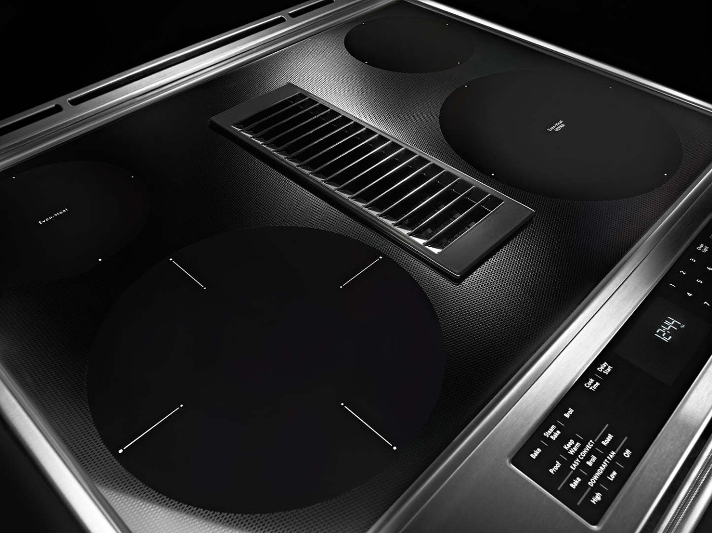 Cuisinière électrique KitchenAid de 6,4 pi³ avec technologie AquaLiftMD et autonettoyage - acier inoxydable - KSEG950ESS