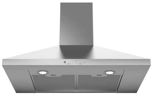 GE 30 Wall-Mount Pyramid Chimney Range Hood – JVW5301SJSSC|Hotte cheminée murale de style pyramidal GE de 30 po - JVW5301SJSSC|JVW5301S