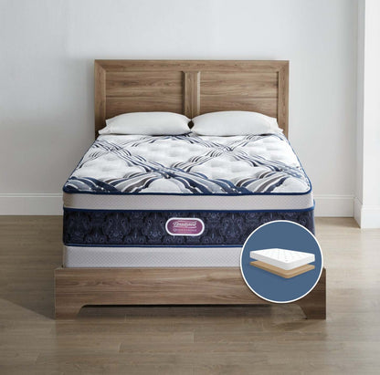 Beautyrest Queen's Choice Buckingham Plush Euro-Top Low-Profile Mattress Set|Ensemble moelleux à Euro-plateau à profil bas Queen's Choice Buckingham de Beautyrest pour grand lit