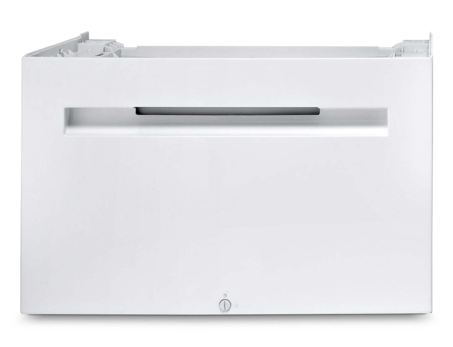 Bosch Dryer Pedestal with Storage Drawer – White|Piédestal pour sécheuse Bosch avec tiroir de rangement - blanc|WMZ20500