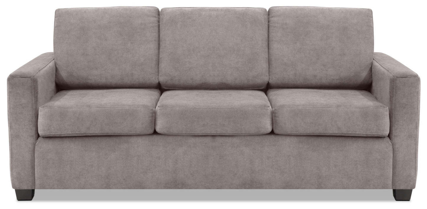 Becca Chenille Full-Size Sofa Bed – Ash|Sofa-lit double Becca en chenille – cendre