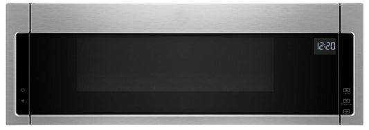 Whirlpool 1.1 Cu. Ft. Slim Over-the-Range Microwave with 900 Watts Cooking - Stainless Steel - YWML5… | Four à micro-ondes à hotte intégrée mince Whirlpool de 1,1 pi³ avec cuisson à 900 W - acier inoxydab…