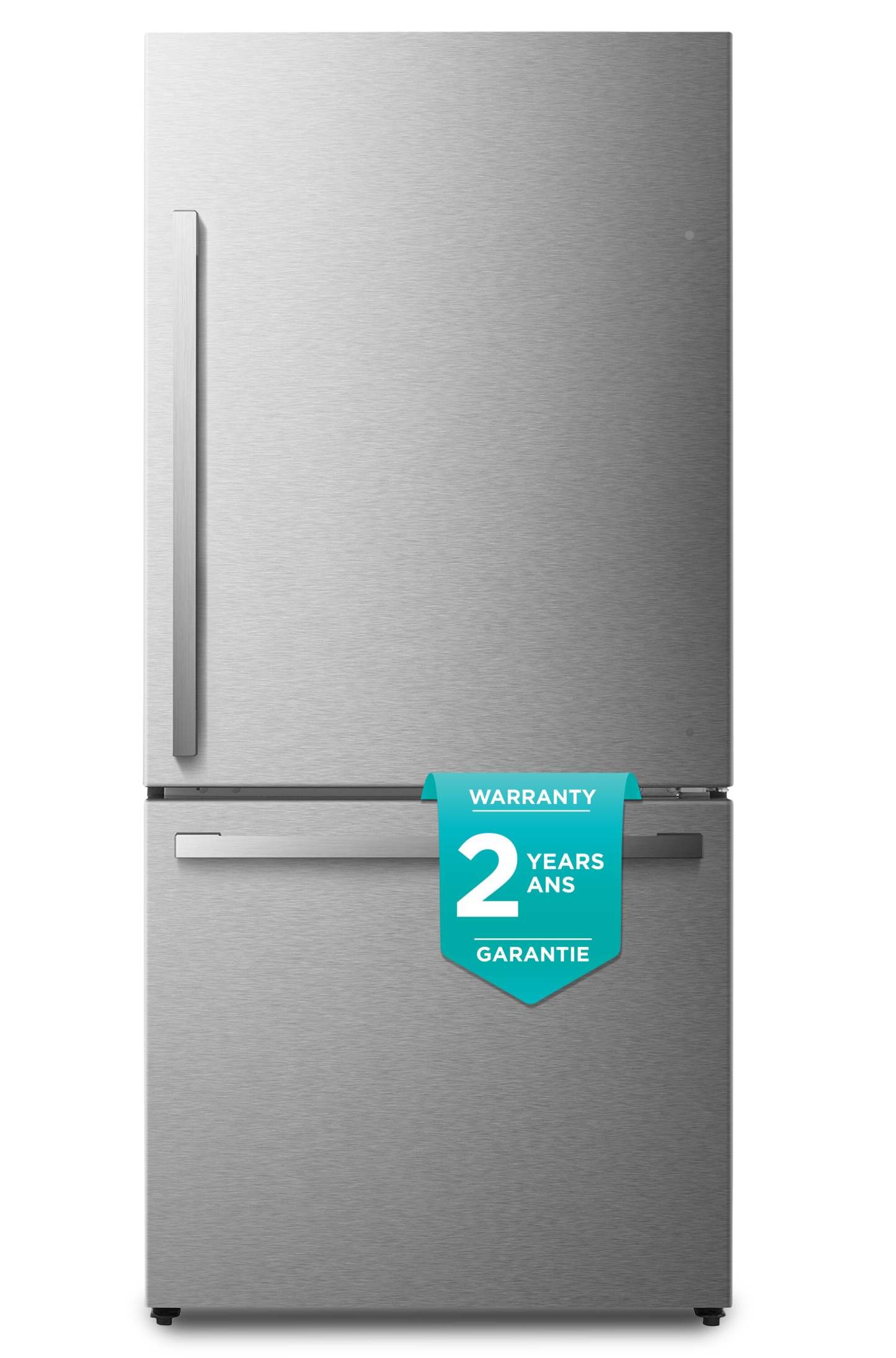 Réfrigérateur Hisense de 31 17 pi³ à congélateur inférieur - titane - RB17A2CSE | Hisense 31 17 Cu. Ft. Bottom-Mount Refrigerator - Titanium - RB17A2CSE