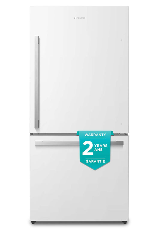 Réfrigérateur Hisense de 31,1 po et de 17 pi³ à congélateur inférieur - blanc - RB17A2CWE | Hisense 31.1 17 Cu. Ft. Bottom-Mount Refrigerator - White - RB17A2CWE