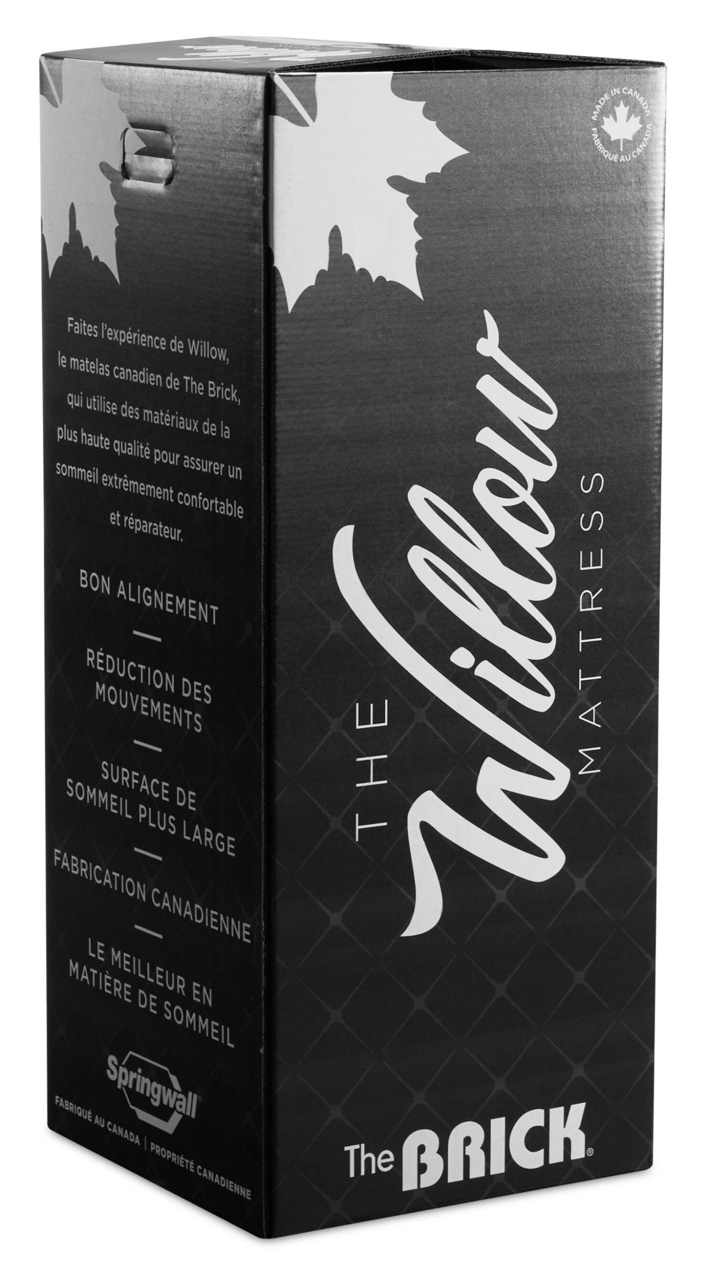 Matelas dans une boîte Springwall en bouleau blanc à plateau serré pour grand lit | Matelas ferme à plateau régulier dans une boîte White Birch de Springwall pour grand lit