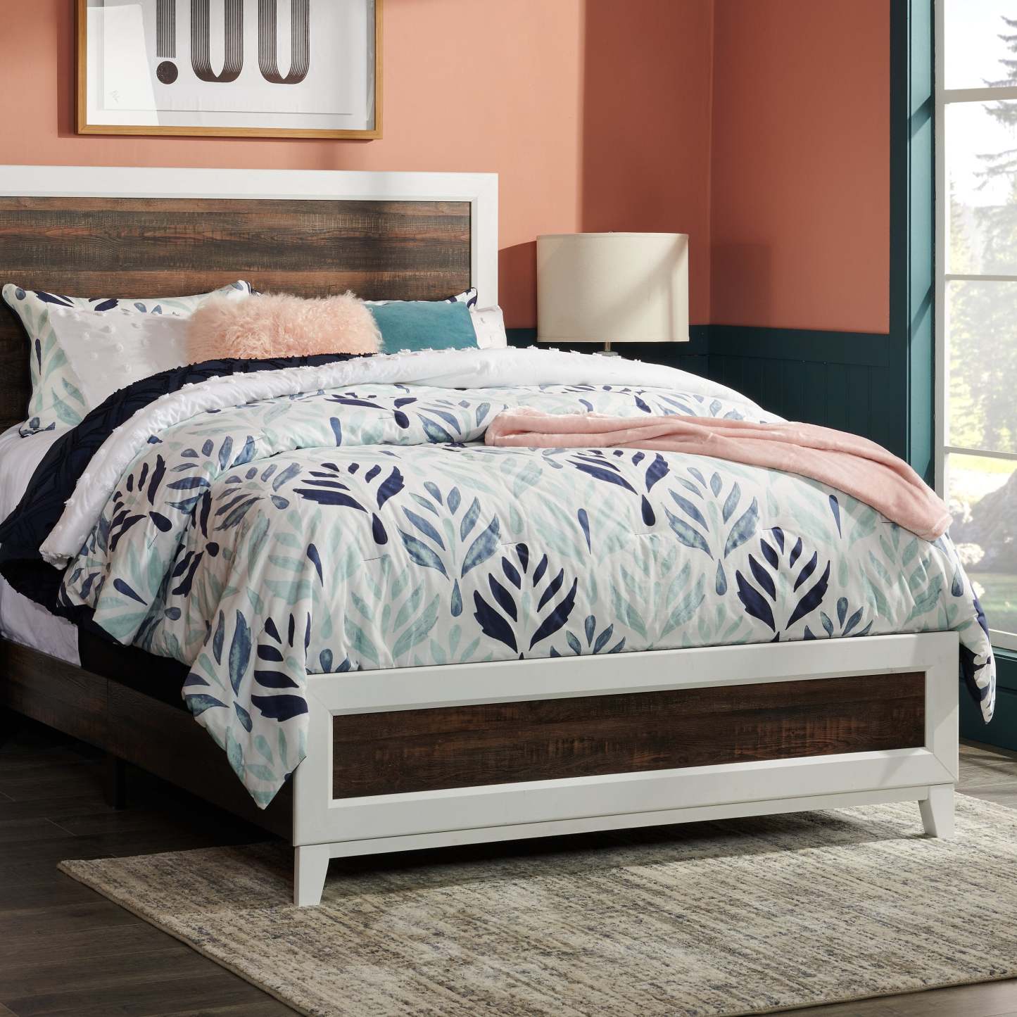 Kort & Co. Medallion 4-Piece Queen Comforter Set | Ensemble d'édredon Medallion 4 pièces de Kort & Co. pour grand lit