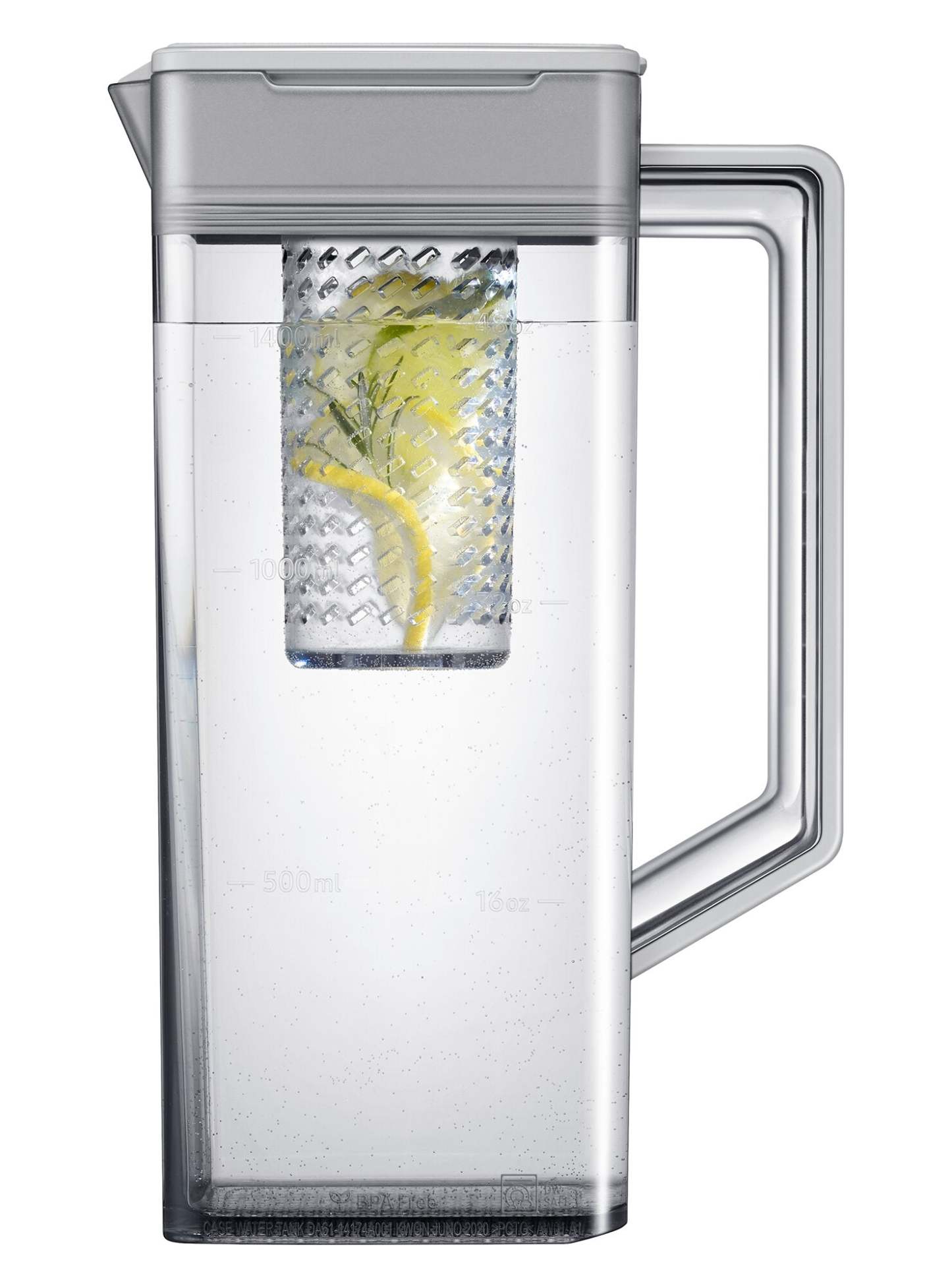 Réfrigérateur BESPOKE Samsung de 22,5 pi³ et de 36 po de profondeur comptoir à 4 portes FlexMC avec AI Family Hub+™ - Stai…