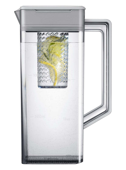 Réfrigérateur BESPOKE Samsung de 22,5 pi³ et de 36 po de profondeur comptoir à 4 portes FlexMC avec AI Family Hub+™ - Stai…