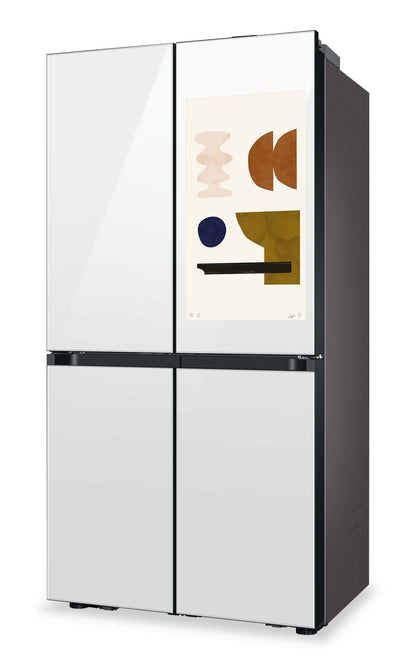 Samsung 36 22,5 pi³ Réfrigérateur BESPOKE à profondeur de comptoir à 4 portes Flex™ avec AI Family Hub+™ - Blanc… | Réfrigérateur BESPOKE Samsung de 22,5 pi³ et de 36 po de profondeur comptoir à 4 portes FlexMC avec …