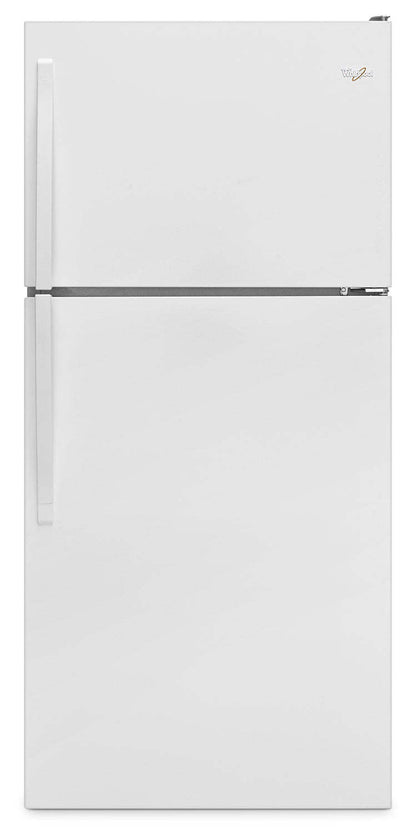 Tourbillon 30 18,2 Cu. Fort. Réfrigérateur à congélateur supérieur - Blanc - WRT318FZDW | Réfrigérateur Whirlpool de 18,2 pi³ et de 30 po à congélateur supérieur - blanc - WRT318FZDW