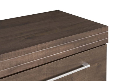 Table de chevet à 2 tiroirs Riley, 21 l x 24 h, fabriquée au Canada - Gris | Table de nuit Riley de 21 po (L) x 24 po (H) à 2 tiroirs, fabriquée au Canada - grise