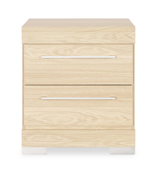 Table de chevet à 2 tiroirs Riley, 21 l x 24 h, fabriquée au Canada - Naturel | Table de nuit Riley de 21 po (L) x 24 po (H) à 2 tiroirs, fabriquée au Canada - naturelle