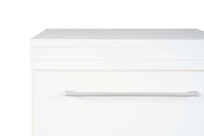 Table de chevet à 2 tiroirs Riley, 21 l x 24 h, fabriquée au Canada - Blanc | Table de nuit Riley de 21 po (L) x 24 po (H) à 2 tiroirs, fabriquée au Canada - blanche