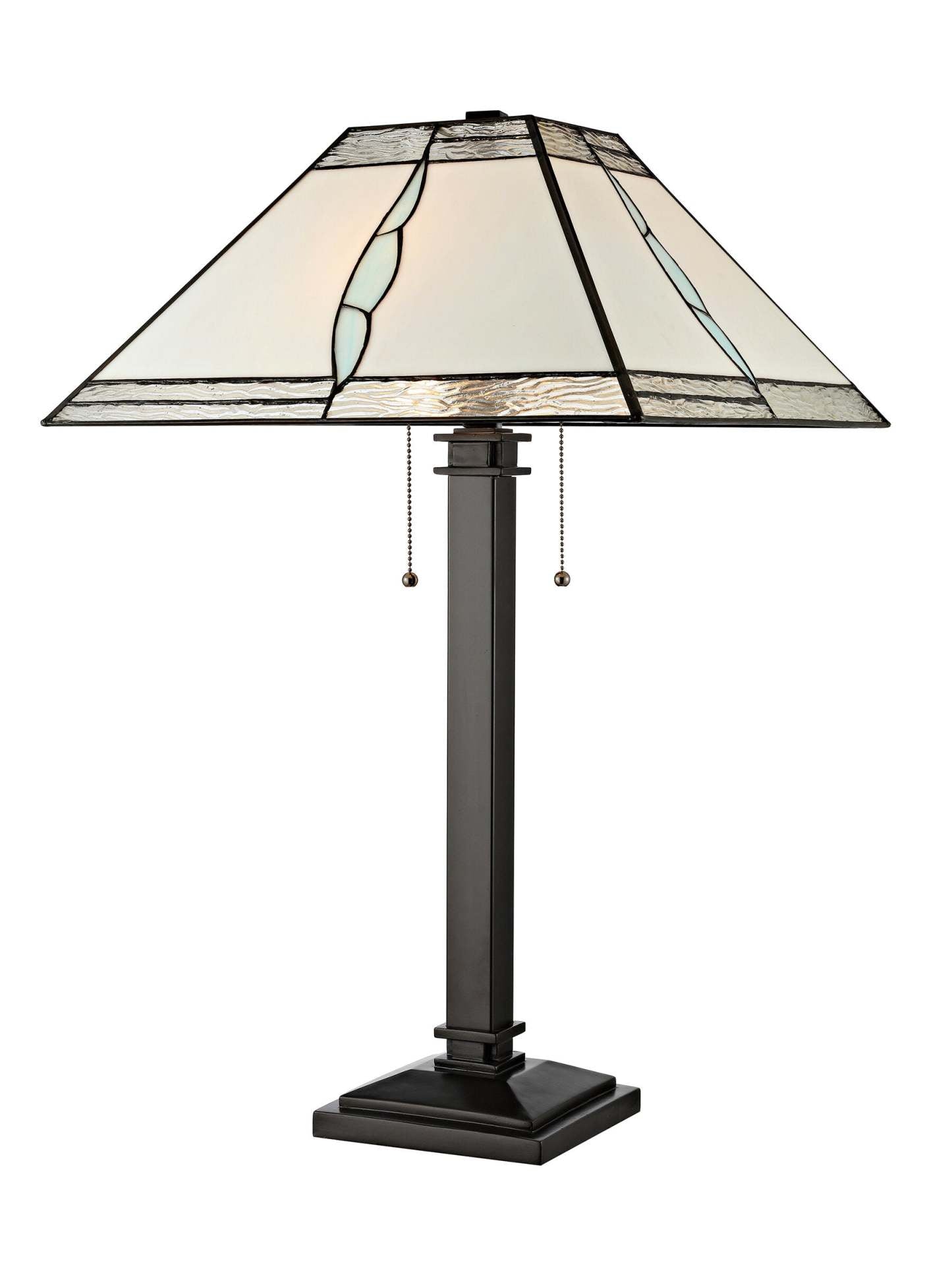 Rivers 29 Tiffany Style Hand-Blown Glass Table Lamp|Lampe de table Rivers de 29 po de style Tiffany avec verre soufflé à la main