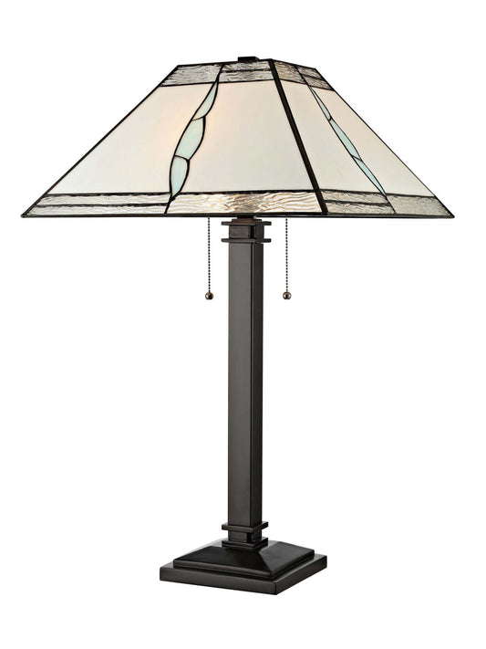 Rivers 29 Tiffany Style Hand-Blown Glass Table Lamp|Lampe de table Rivers de 29 po de style Tiffany avec verre soufflé à la main
