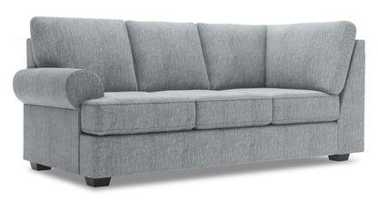 Sofa Lab Roll LAF Sofa Return - Luna Pewter | Sofa de gauche pour rallonge Roll de la collection Sofa Lab - Luna étain | RO152291