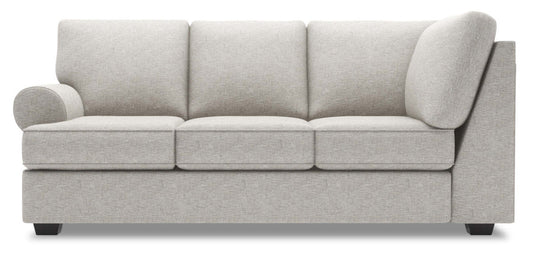 Sofa Lab Roll LAF Sofa Return - Argent luxueux | Sofa de gauche pour rallonge Roll de la collection Sofa Lab - Argenté luxueux | RO152793