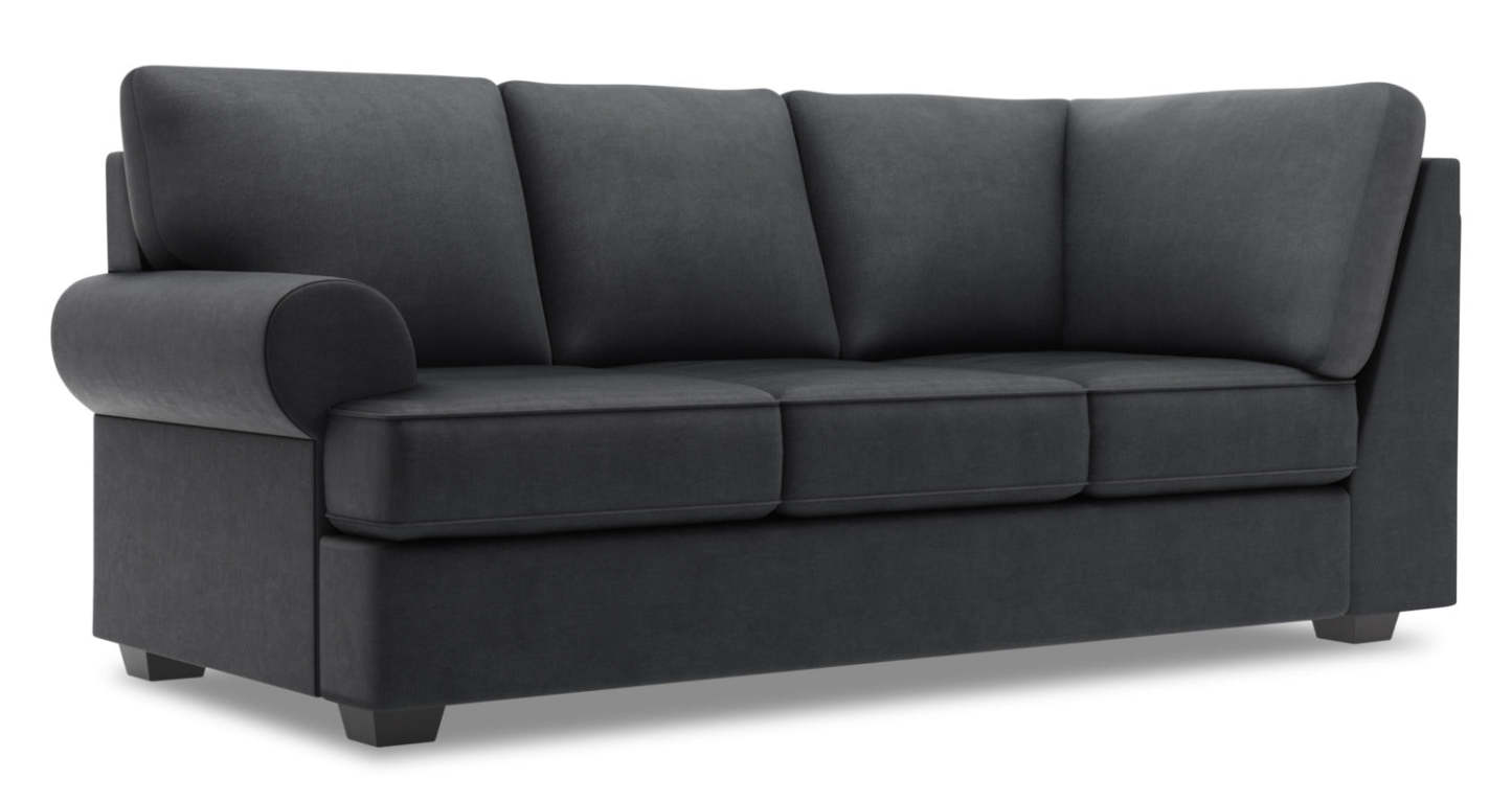 Canapé Lab Roll LAF Canapé Retour - Pax Pepper | Canapé de gauche pour rallonge Roll de la collection Sofa Lab - Pax poivre | RO152949