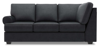 Canapé Lab Roll LAF Canapé Retour - Pax Pepper | Canapé de gauche pour rallonge Roll de la collection Sofa Lab - Pax poivre | RO152949