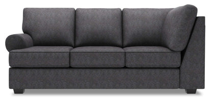 Sofa Lab Roll LAF Sofa Return - Charbon de luxe | Sofa de gauche pour rallonge Roll de la collection Sofa Lab - Anthracite luxueux | RO152993