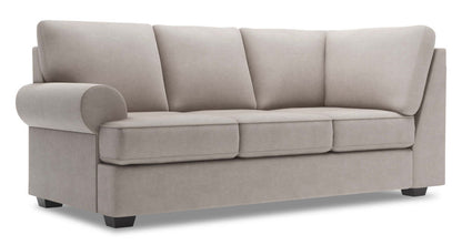 Canapé Lab Roll LAF Canapé Retour - Pax ardoise | Canapé de gauche à rallonge Roll de la collection Sofa Lab - Pax ardoise | RO153049