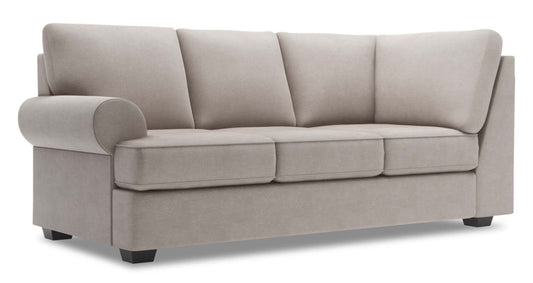 Canapé Lab Roll LAF Canapé Retour - Pax ardoise | Canapé de gauche à rallonge Roll de la collection Sofa Lab - Pax ardoise | RO153049