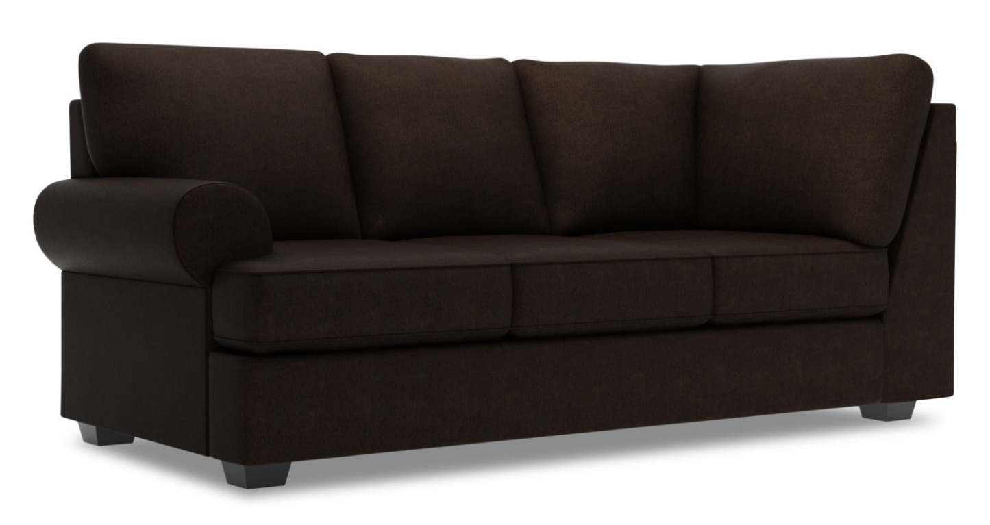 Sofa Lab Roll LAF Sofa Return - Chocolat de luxe | Sofa de gauche pour rallonge Roll de la collection Sofa Lab - Chocolat luxueux | RO153293