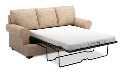 Fabriqué au Canada Canapé Personnalisable Roll 86 Canapé-lit en Tissu Chenille avec Accoudoirs Enroulés - Taupe de Luxe | Canapé-lit Roll de Sofa Lab de 86 po fabriqué au Canada en tissu de chenille avec accoudoirs enroulés - taupe de luxe | RO602893