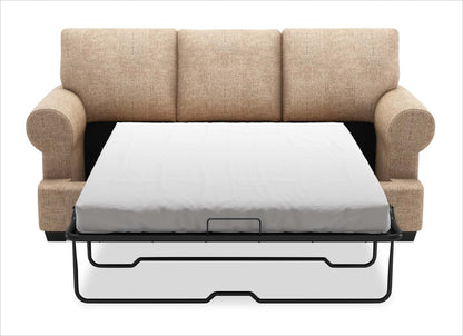 Fabriqué au Canada Canapé Personnalisable Roll 86 Canapé-lit en Tissu Chenille avec Accoudoirs Enroulés - Taupe de Luxe | Canapé-lit Roll de Sofa Lab de 86 po fabriqué au Canada en tissu de chenille avec accoudoirs enroulés - taupe de luxe | RO602893