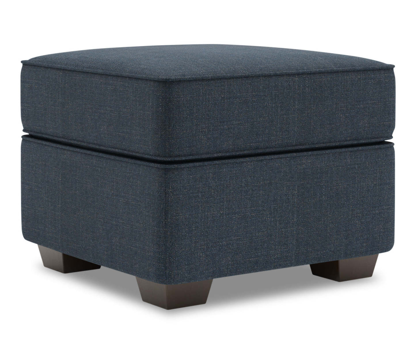 Fabriqué au Canada Canapé personnalisable Lab Roll 24 poufs en tissu d'apparence lin - Luna Sailor Blue | Pouf Roll de Sofa Lab de 24 po fabriqué au Canada en tissu d'apparence lin - bleu Luna Sailor | RO802491